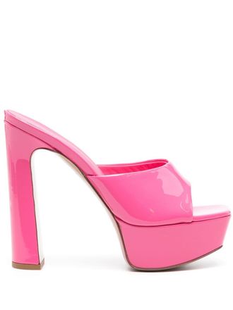 サンダル・ミュール LE SILLA Skin Pink Leather Scarlet Sandals LOLA SANDAL 140 mm DEA | Le Silla