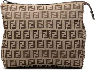 Fendi Pre-owned Fendi Zucchino Canvas Pouch Ladies B8SJK4WW0RSS8ZTJ