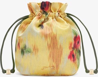 Ganni Aurora Pouch in Printed Taffeta