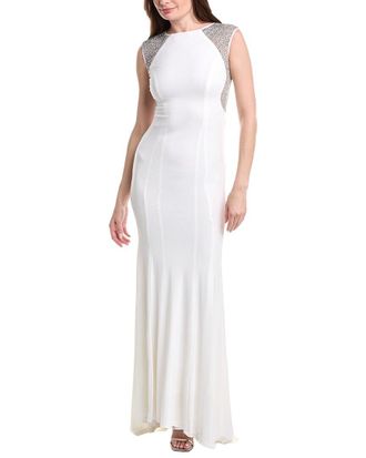 Issue New York Issue New York Solid Sleeveless Gown