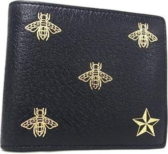 Gucci Black Leather Wallet (Bi-Fold) (Pre-Owned)