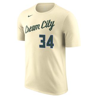 Nike Milwaukee Bucks Essentials City Edition Nike Mens NBA T-Shirt in Brown | HV5674-281