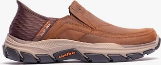 Skechers Mens Skechers 204810/CDB RESPECTED-ELGIN Mens Shoes Dark Brown - Size: 10.5