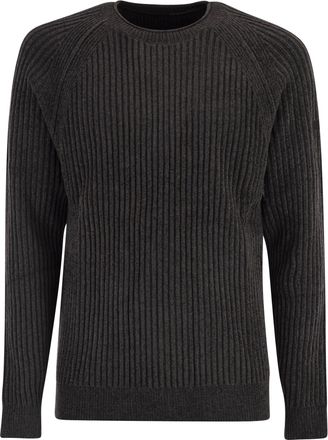 Roberto Ricci Design Velvet Rave Round Knit Crew Neck Jumper