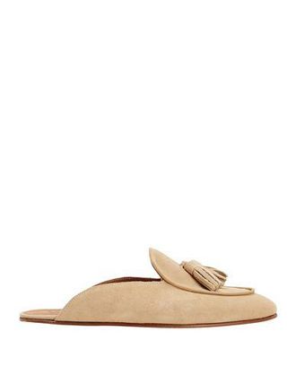 8 by YOOX SUEDE LEATHER TASSEL MULES