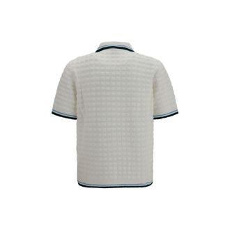 Casablanca Mens White Cotton Polo Shirt