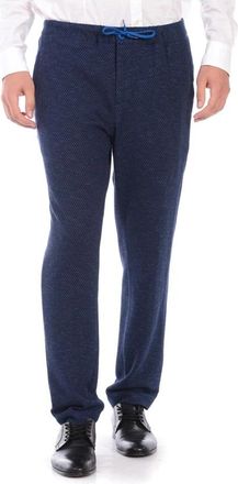 Daniele Alessandrini Jeans - Heren - Nette broeken - Blauw - L - Katoen - Broeken