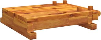 vidaXL Vidaxl - Tablero Banco De Trabajo Con Tornillo Banco Madera 52x44x9,5 Cm