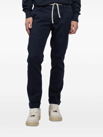 Mason's drawstring-fastening trousers - Blauw