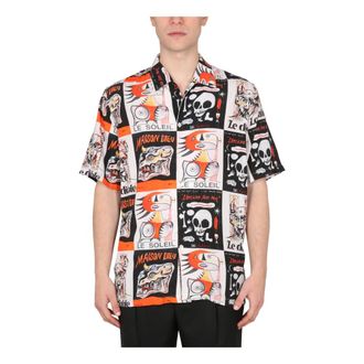 Endless Joy Bowling Shirt SS Printed - male - Endless Joy - Short Sleeve Shirts - Multicolor - S - Shirts