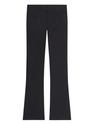 Courrèges heritage bootcut trousers - Zwart