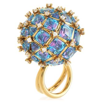 Swarovski Curiosa Ladies Cocktail Ring, Size 52