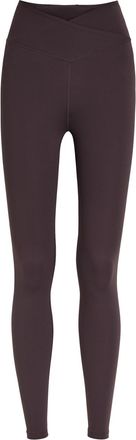 Tala Dayflex Cross-over Stretch-jersey Leggings - Brown - XL (UK16 / XL)