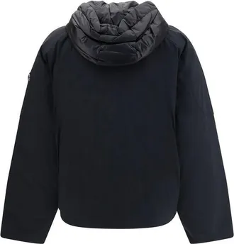 Moose Knuckles Womens Black Nylon Bomber Clothing