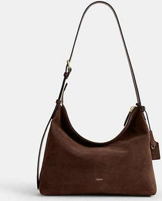 Coach Mens Mott Messenger Bag 38 in Brown | Suede