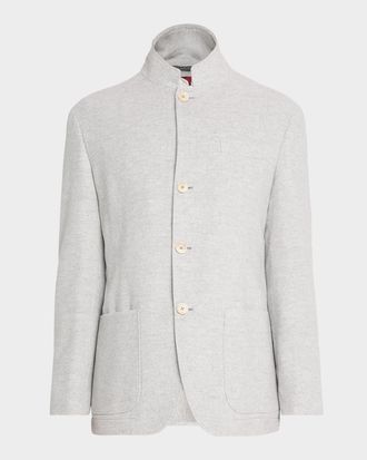 Brunello Cucinelli Men & apos;s Cashmere Blazer-Style Coat