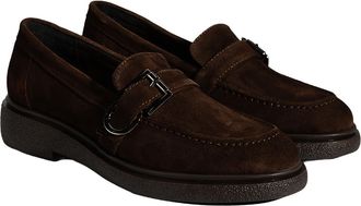 Desa Woman Slip-Ons - Suede Upper, Slip-On Style, Flat Heel, Breathable | Brown - 38