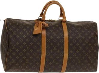 Louis Vuitton Pre-owned Weekend Bags, female, Brown, Size: ONE SIZE Pre-owned Vintage Weekend Bag
