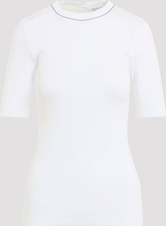Brunello Cucinelli Brunello Cucinelli geribbeld T-shirt