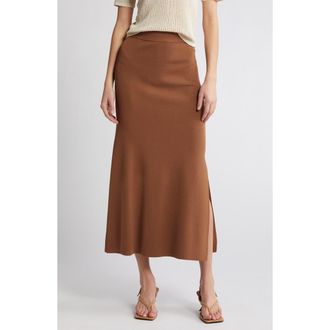 Rails Nora Midi Sweater Skirt in Cacao at Nordstrom Rack, Size X-Small