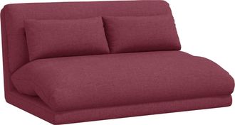 vidaXL Sill&oacute;n Ajustable Rojo Vino Tela Vidaxl
