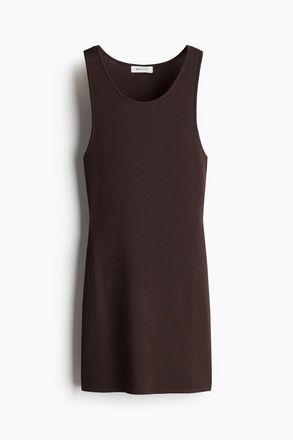 H&M Langes Tanktop - Dunkelbraun