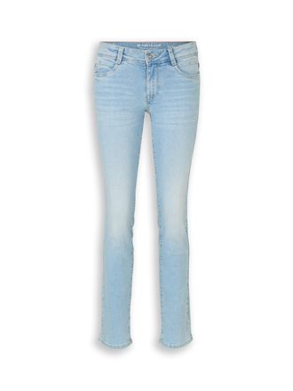Tom Tailor Straight-Jeans TOM TAILOR LIVA, Damen, Gr. 26, L&auml;nge 30, light stone blau denim, Denim/Jeans, Obermaterial: 99% Baumwolle, 1% Elasthan. Futter: 100% B