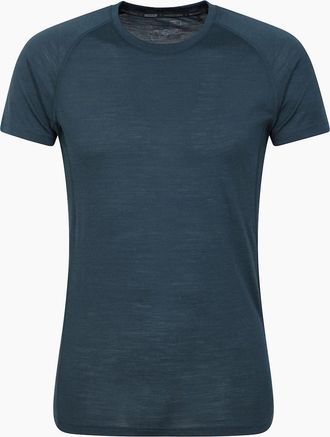 Mountain Warehouse Mens Mountain Warehouse Mens Summit II Base Layer Top - Navy - Size: 34