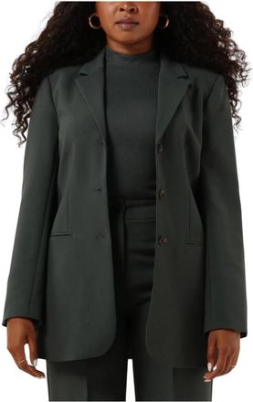 Modstr&ouml;m Slim Blazer - Dames - Blazers - Groen - XL - Polyester - Jassen
