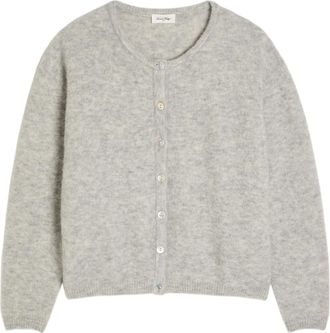 American Vintage Vitow Brushed-knit Cardigan - Grey - M (UK12 / M)