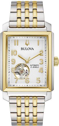 Bulova Sutton Automatic Mens Multicolour Watch 98A308 material_Stainless_Steel - One Size