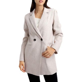 Belle & Bloom Kensington Oversize Wool Blend Coat in Natural at Nordstrom Rack, Size X-Small