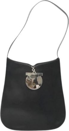 Ferragamo Pre-owned Shoulder Bags, female, Black, Size: ONE SIZE Pre-owned Shoulder Bag