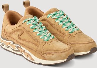 Basket Flame Sandro Femme Chaussure Bleu Marine Basket Flame