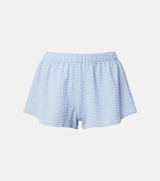 Hunza G Resort seersucker shorts