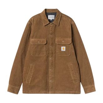 Carhartt Work in Progress Jassen, Heren, Bruin, S, Katoen, Whitsome Shirt Jac