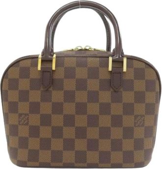 Louis Vuitton Pre-owned Vintage Damier Ebene Handtas - Dames - Vintage Handtas - Bruin - ONE Size - Vintage