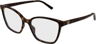 Gucci Glasses, unisex, Brown, Size: 54 MM Cat eye Optical Frame