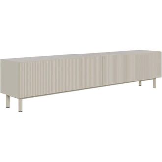Selsey Selsey Veldio New - Mobile TV con frontale a doghe, Greige, 175 cm