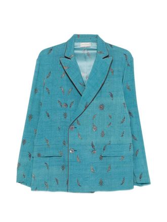 Pierre-Louis Mascia Printed Silk Jacket
