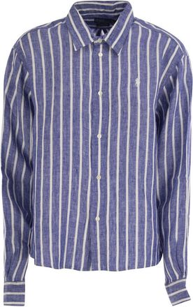 Polo Ralph Lauren Wide And Short Vichy Linen Shirt