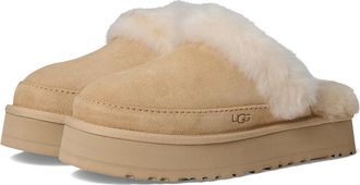 UGG Disquette Chalet Womens Slippers Sandcastle : 10 B - Medium, Suede