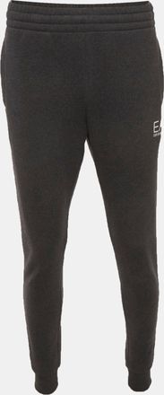 Emporio Armani Grey Ea7 Logo Graphic Jersey Knit Sweatpants
