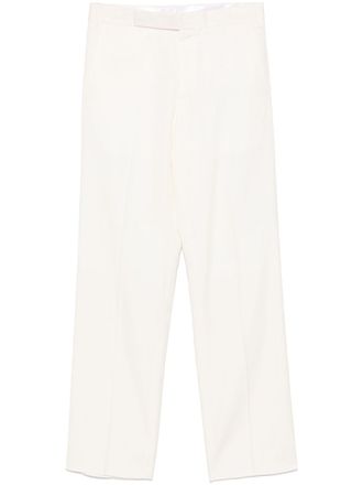 Lardini tailored trousers - men - Silk/Polyester/Viscose/Cotton - 52 - White