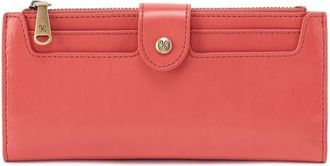Hobo Dunn Leather Continental Wallet in Pink Mirage at Nordstrom