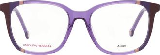 Carolina Herrera Demo Square Ladies Eyeglasses CH 0065 0E53 52