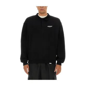 Represent Represent, Heren, Sweatshirts & Hoodies, Zwart, Maat: M Katoen