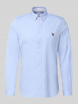 Paul Smith Tailored Fit Freizeithemd mit Button-Down-Kragen in Marine, Gr&ouml;&szlig;e XL