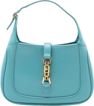 Gucci Pre-owned Shoulder Bags, female, Blue, Size: ONE SIZE Pre-owned The Jackie 1961