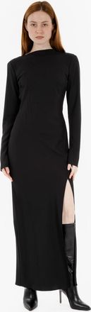 Patrizia Pepe Abito lungo con spacco black